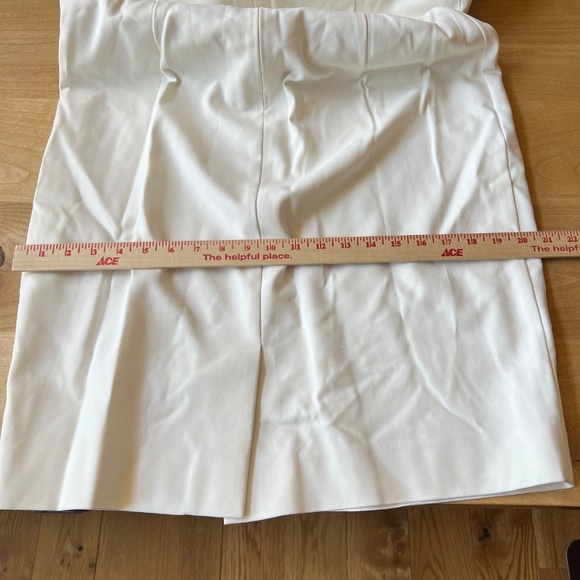 CARLISLE DRESS 12 IVORY PENCIL WAIST TIE DETAIL LINED SUMMER PARTY WEDDING GUEST - Picture 8 of 11